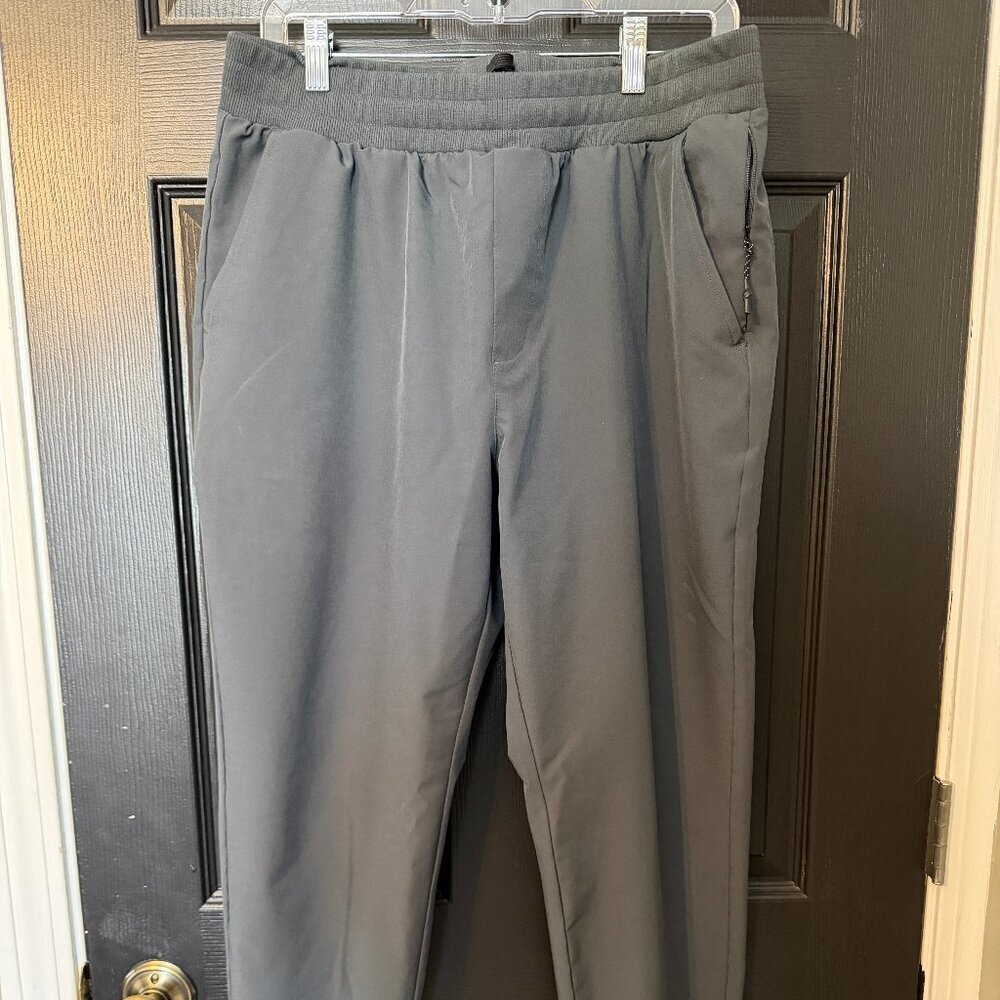 Mens FLX Lightweight Sweatpants Wind Pants Gray Blue Large - Picture 1 of 3